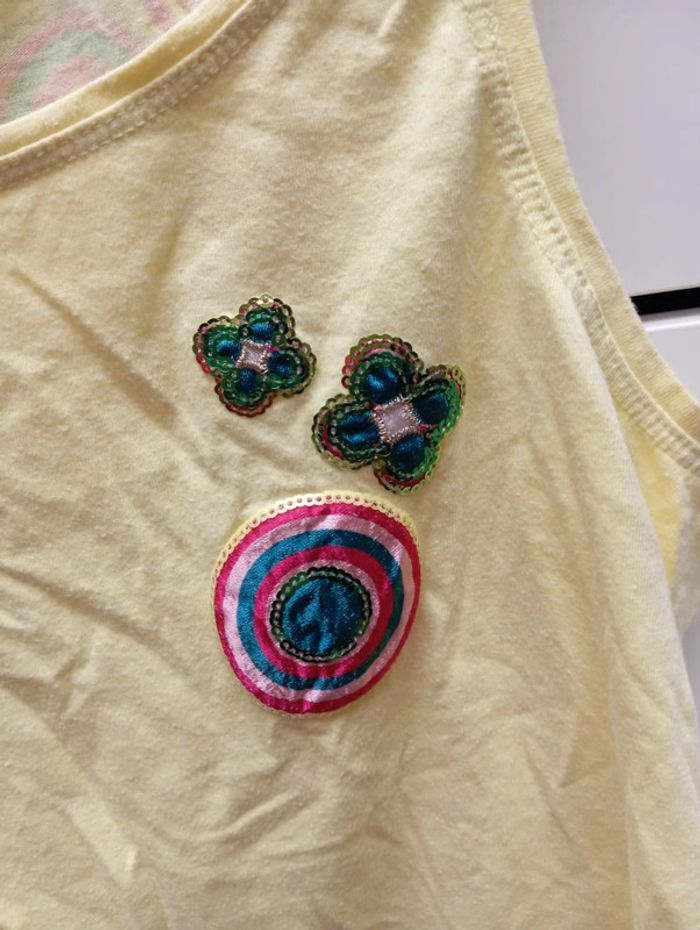 Tee-shirt Desigual sans manche 13/14 - photo numéro 4