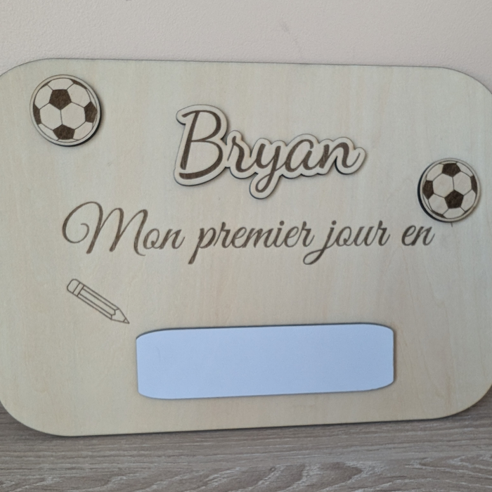 Plaque souvenir personnalisée