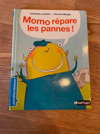 Livre Première lecture Momo répare les pannes !