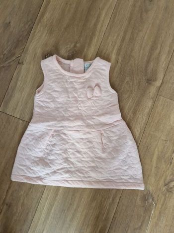 Robe rose pâle 6 mois
