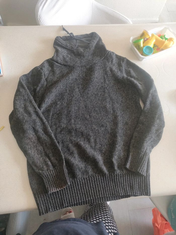 Pull Kiabi XL col roulé