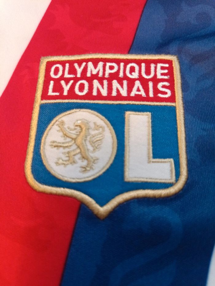 Maillot de foot OL Lyon, Adidas Authentique Officiel taille enfant 12/13 ans - photo numéro 4