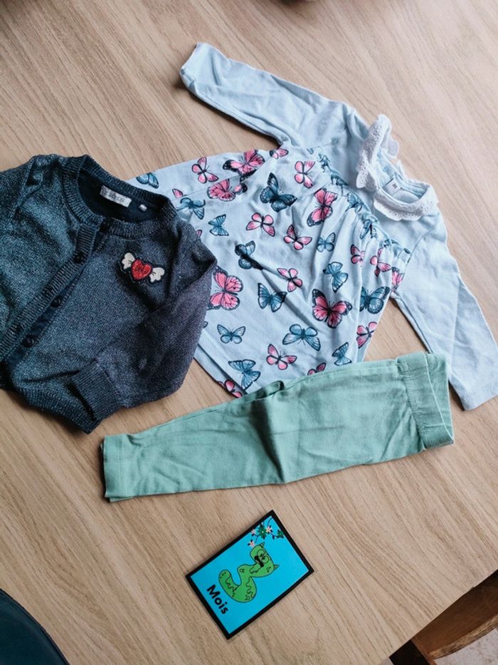 Ensemble fille papillon