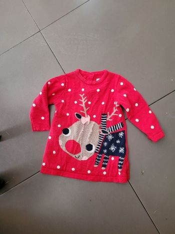 Robe pull de Noël 3/6 mois early days