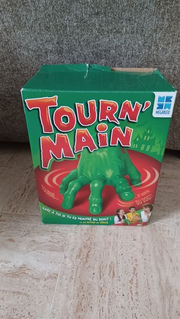 Jeu de société tourne main megableu très bon état complet