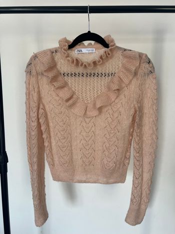 Petit pull rose poudré