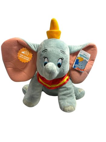 Peluche Disney Animals Dumbo sonore 30 cm Play By Play neuf