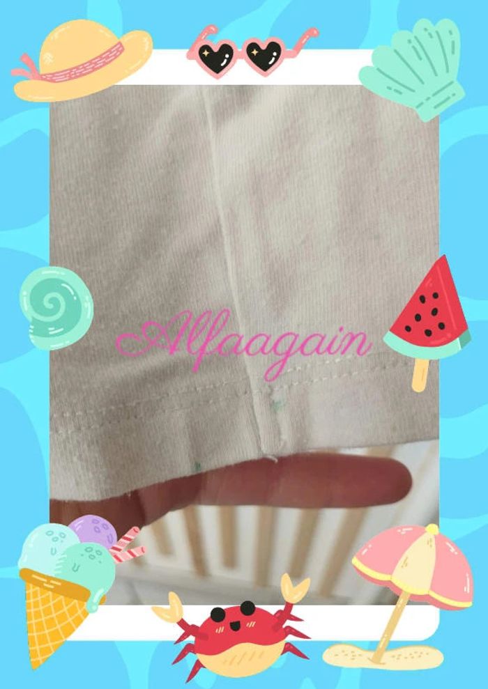 T-shirt manches longues kenzo blanc 10ans - photo numéro 6