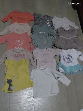 Lot vêtements fille 3mois