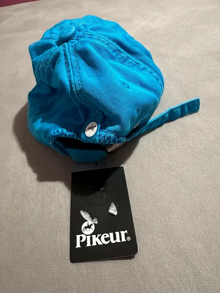Casquette bleu pikeur neuve - photo numéro 3