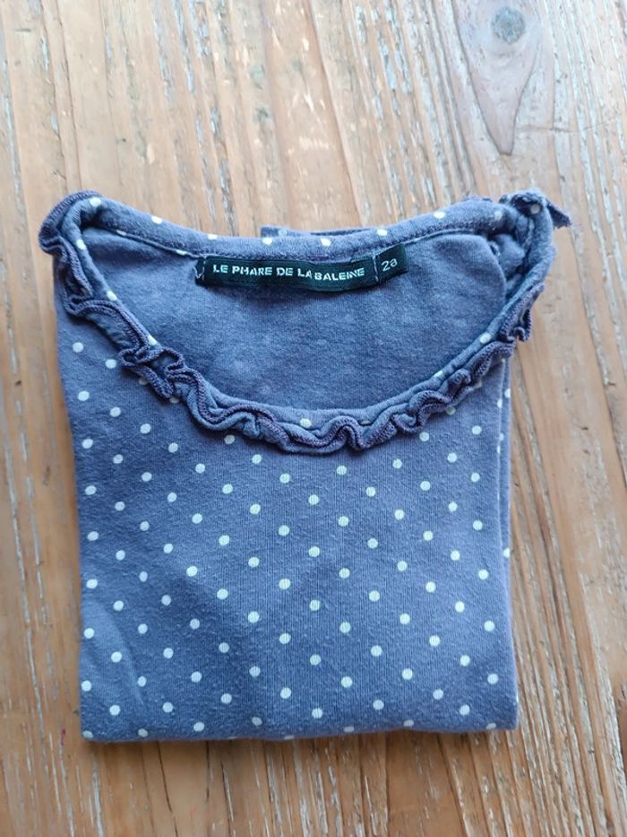 T-shirt manches longues fille 2 ans - photo numéro 2