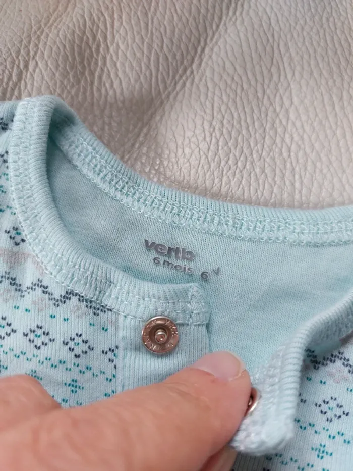 Ensemble bébé 6 mois vert baudet - photo numéro 4
