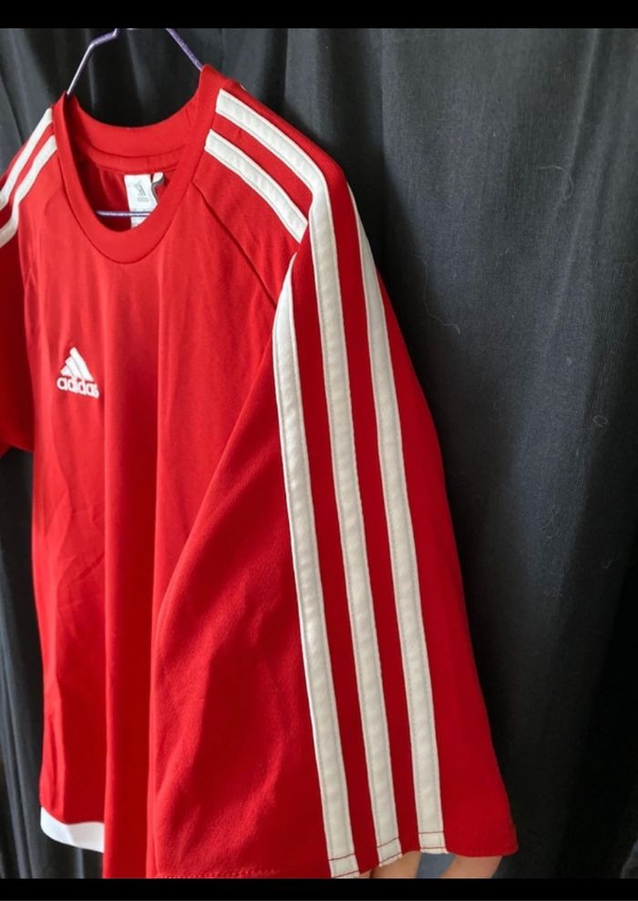 T shirt Adidas Rouge - photo numéro 3