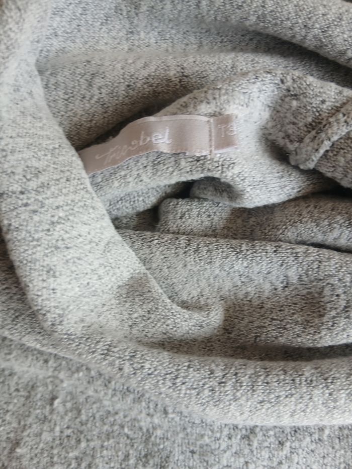 Pull col roulé chaud tricobel L - photo numéro 2