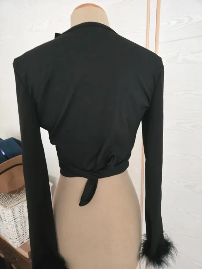 Cache cœur femme taille s neuf - photo numéro 6