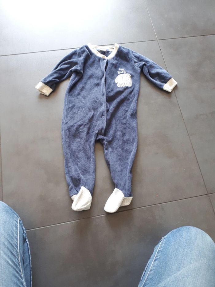 Grenouillère velours lupilu 6 mois