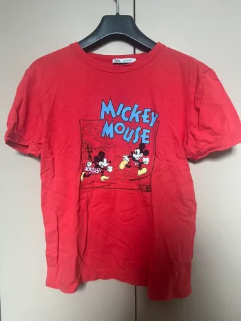 zara disney tee shirt manches courtes mickey