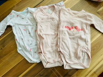 3 bodies longues manches 3 mois