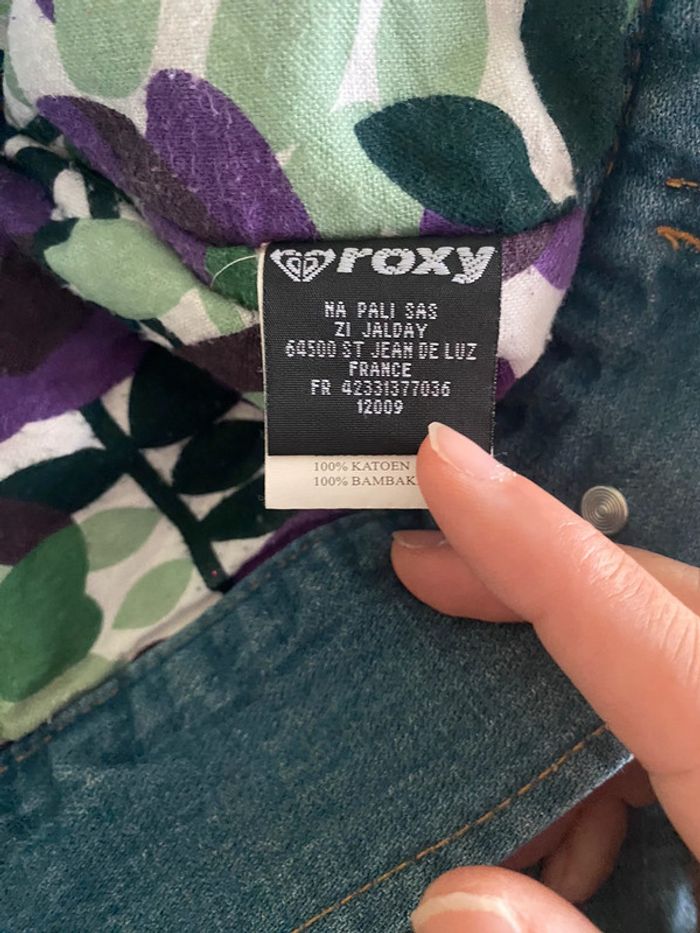 Veste en jeans doublée, Roxy, taille L - photo numéro 3