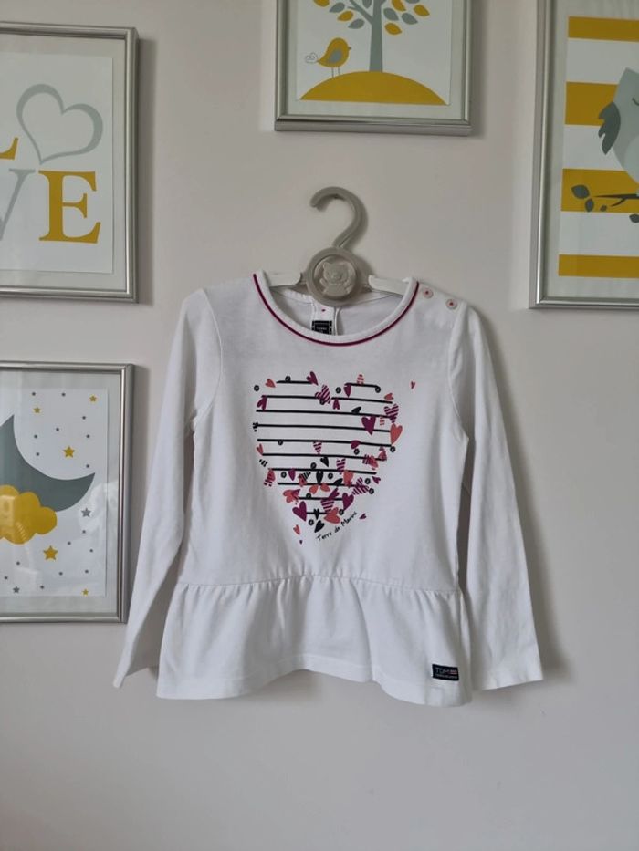 Tunique, polo terre de marins taille 4ans comme neuf