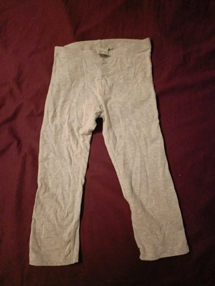 Pantacourt legging gris Kiabi 10 ans