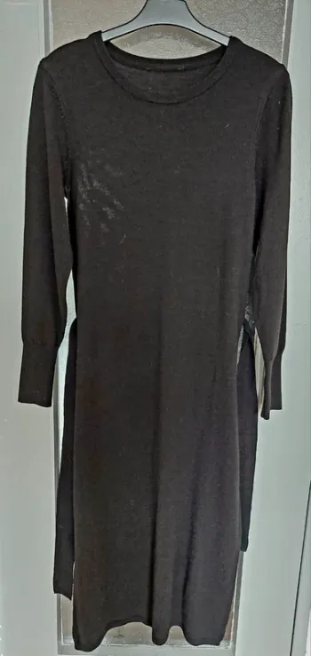 Robe longue ceinturée Primark noire