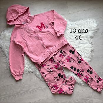 Ensemble Minnie taille 10 ans
