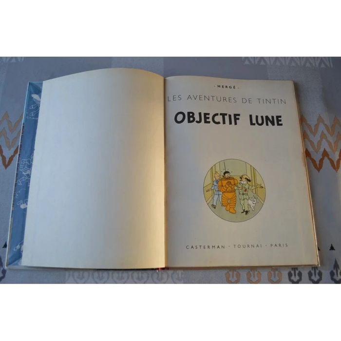 Tintin Objectif Lune B12 1955 - photo numéro 5