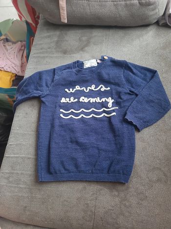 Pull bleu enfant