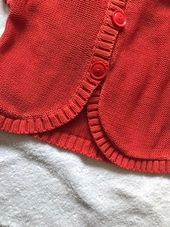 Bolero orange 🌸 Taille 6 ans 🌸 Lisa rose - photo numéro 4