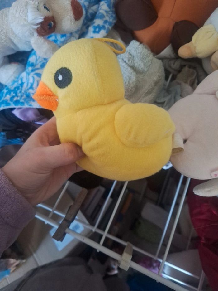 Doudou poussin canard jaune - photo numéro 4