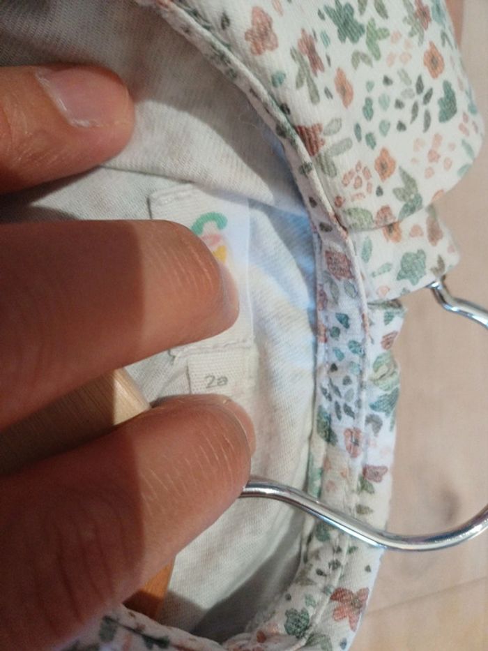 Blouse cotoli 2ans fleuris - photo numéro 5