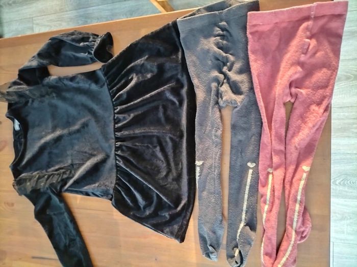 Robe velours noir 36 mois