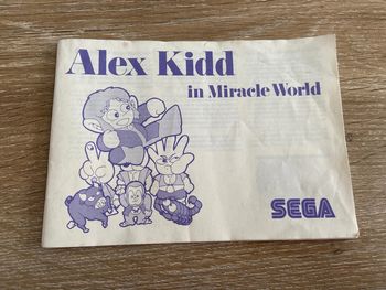 Notice alex kidd sega master system