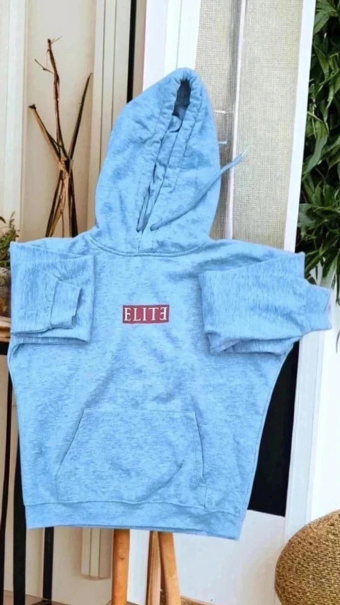 Sweat gris a capuche 🌹 M🌹elite jennyfer