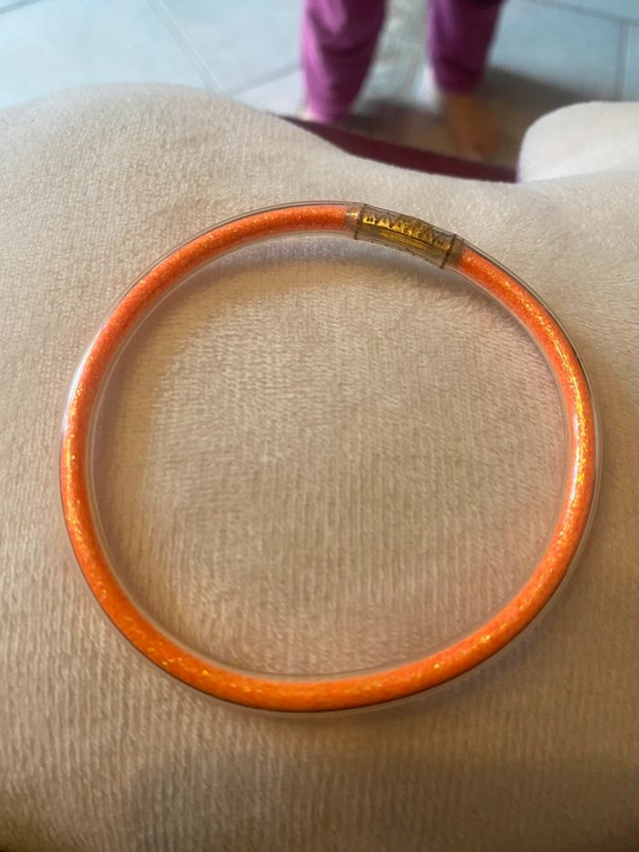 Bracelet plastique pailletés - photo numéro 3