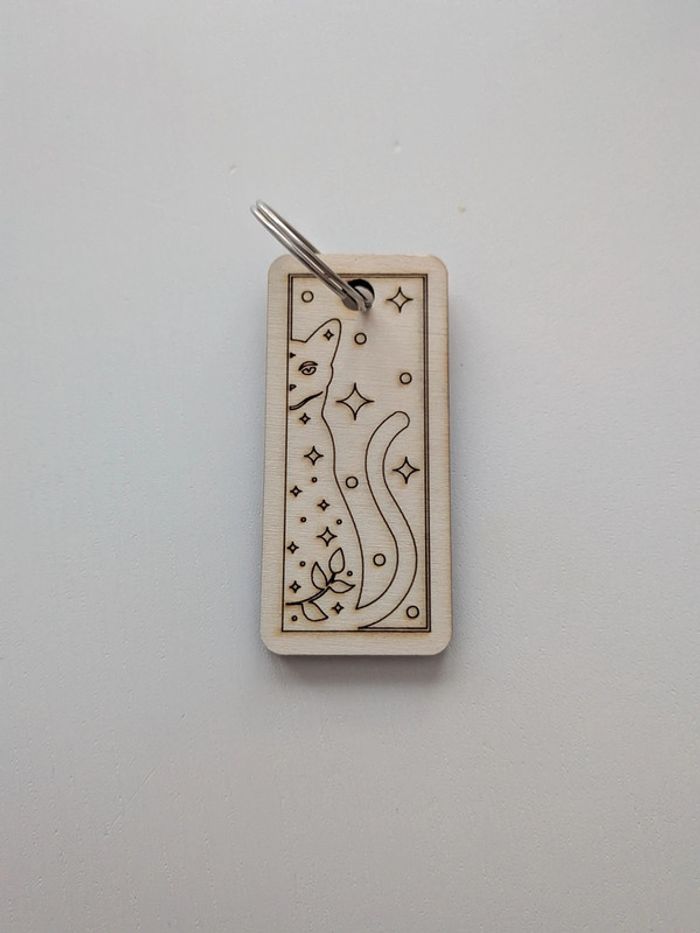 Porte clés neuf motif chat