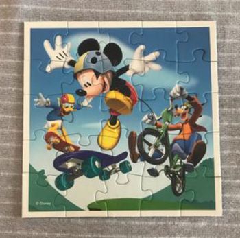 Lot de 3 puzzle Mickey