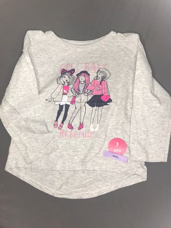 T-shirt à manches longues 3ans