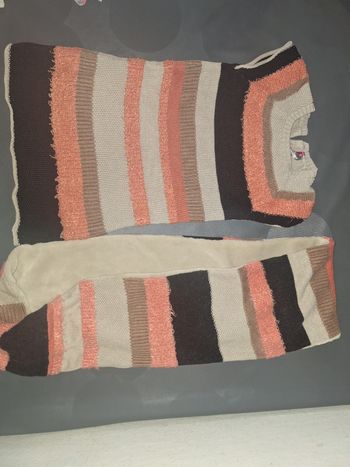 Pull robe et écharpe fille 6ans 