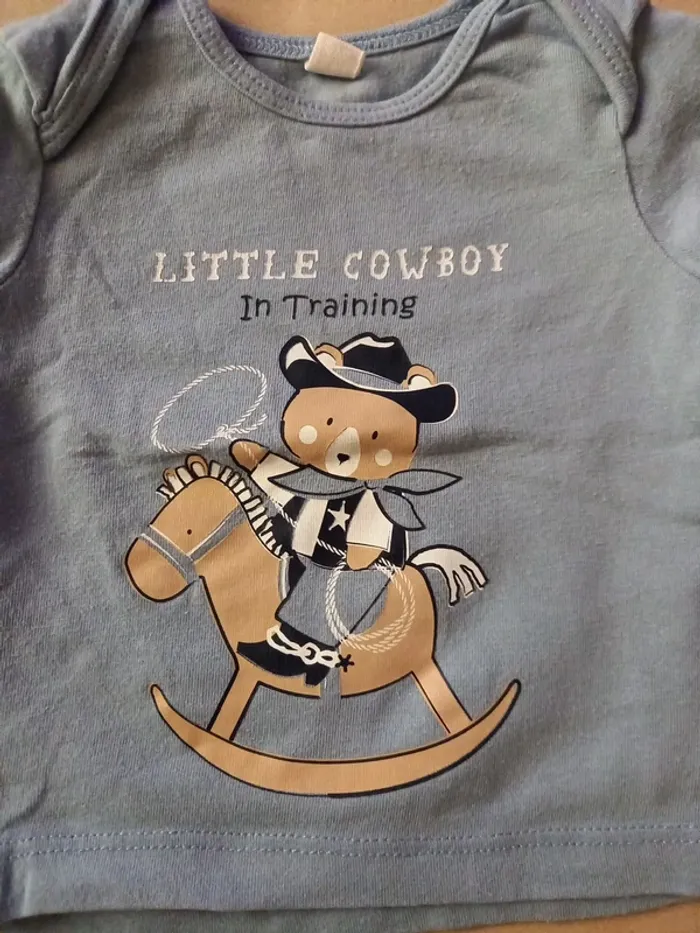 Ensemble (T-shirt ML + Legging) 0-1mois - photo numéro 5