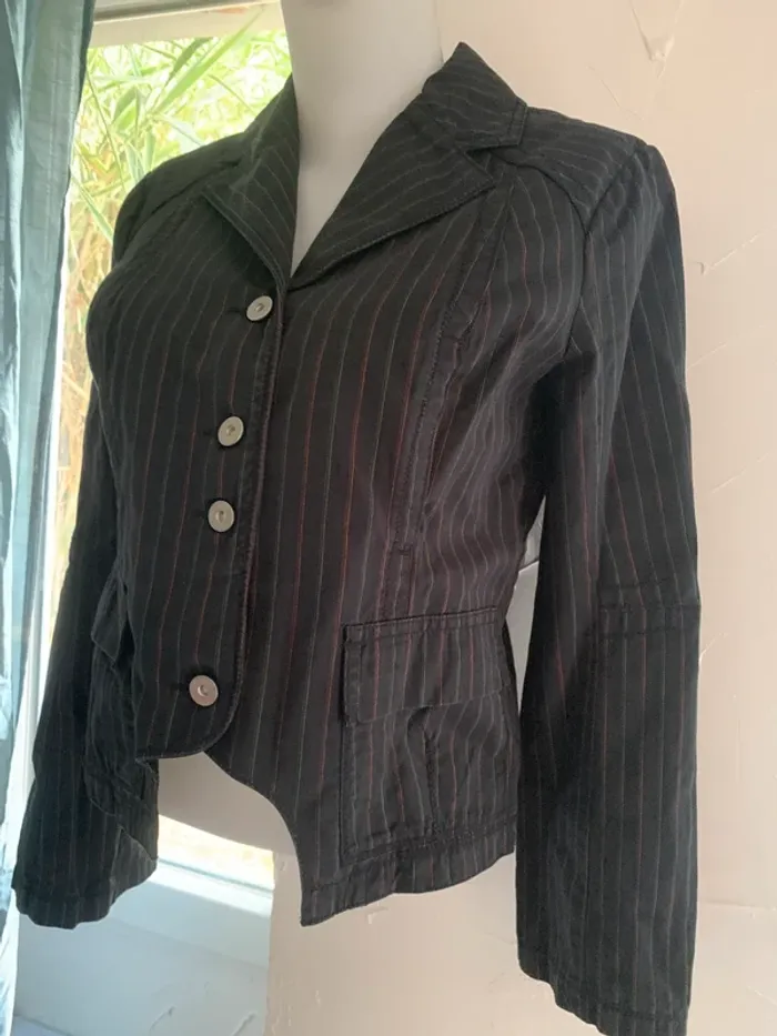 Blazer vintage rayé One Step taille 44 - photo numéro 6