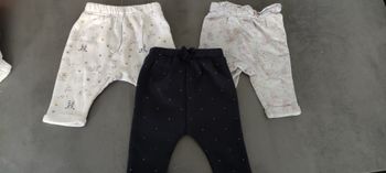 Lot 3 pentalons chauds 3 mois