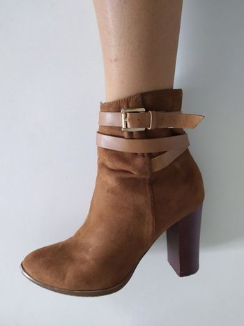 Bottines peau de pêche 37