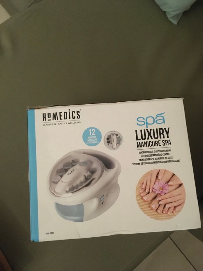 Machine manucure HOMEDICS Spa manucure de luxe NAIL 5026