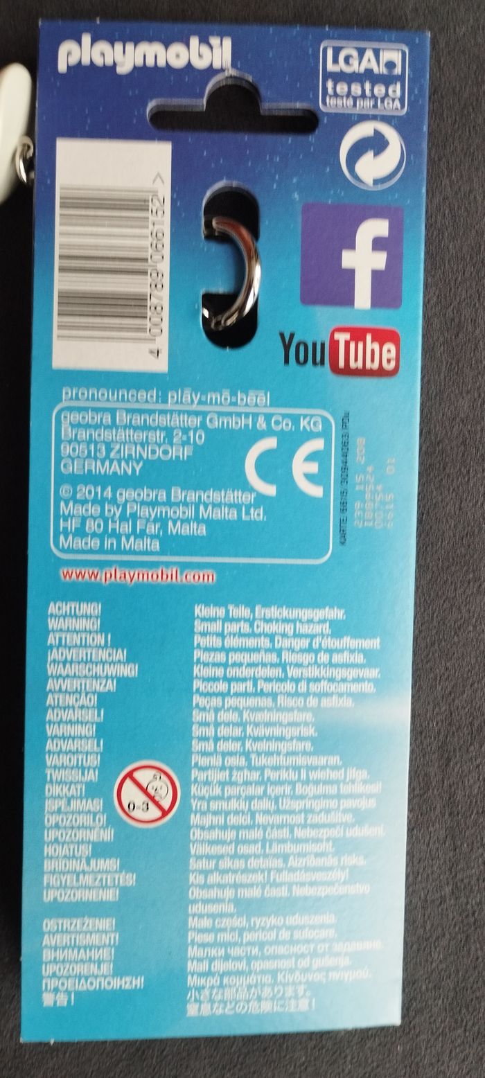 Porte clés Neuf Policier Playmobil 6615 - photo numéro 4