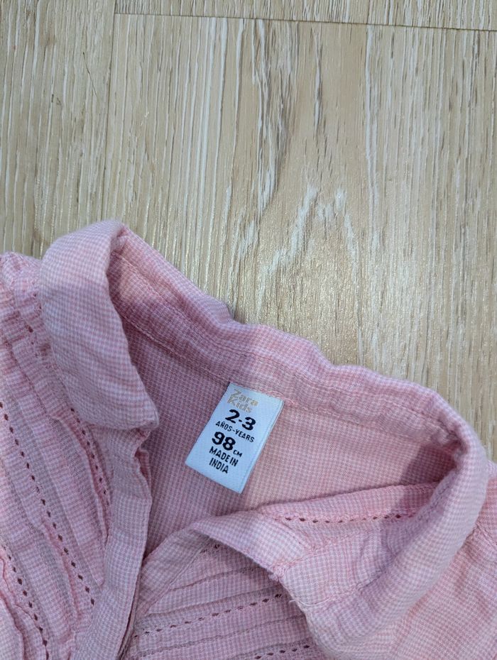 Chemise rose 3 ans bébé - photo numéro 5
