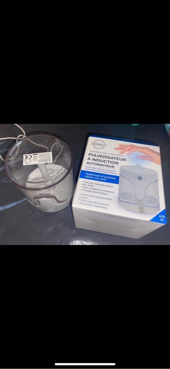 Pulvériseur avec induction automatique sensly