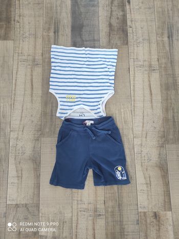 Ensemble short+ t shirt 