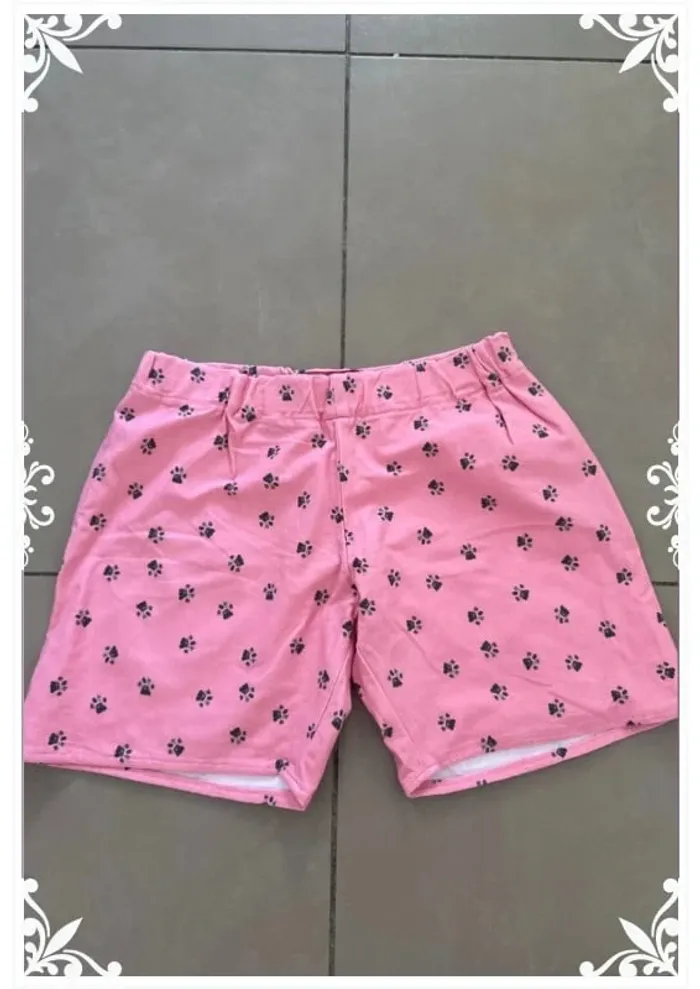 🌸 Pyjama fille 6 ans - Fait main - Motif caniche & pattes de chien 🐾 - photo numéro 8